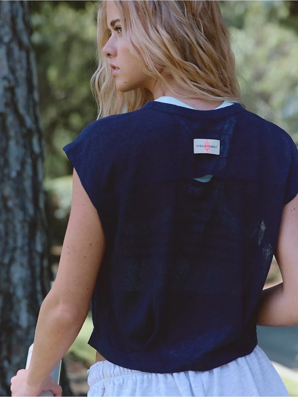 FP Movement by Free People Line Up Short Sleeve Layer Top - Picture 4 of 5